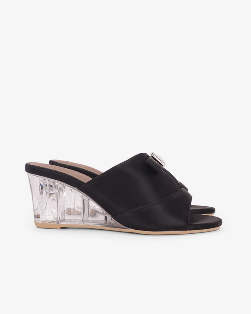 Dép Đế Xuồng Hạnh Dung Quai Bản Lớn Xoàn HD27343BI