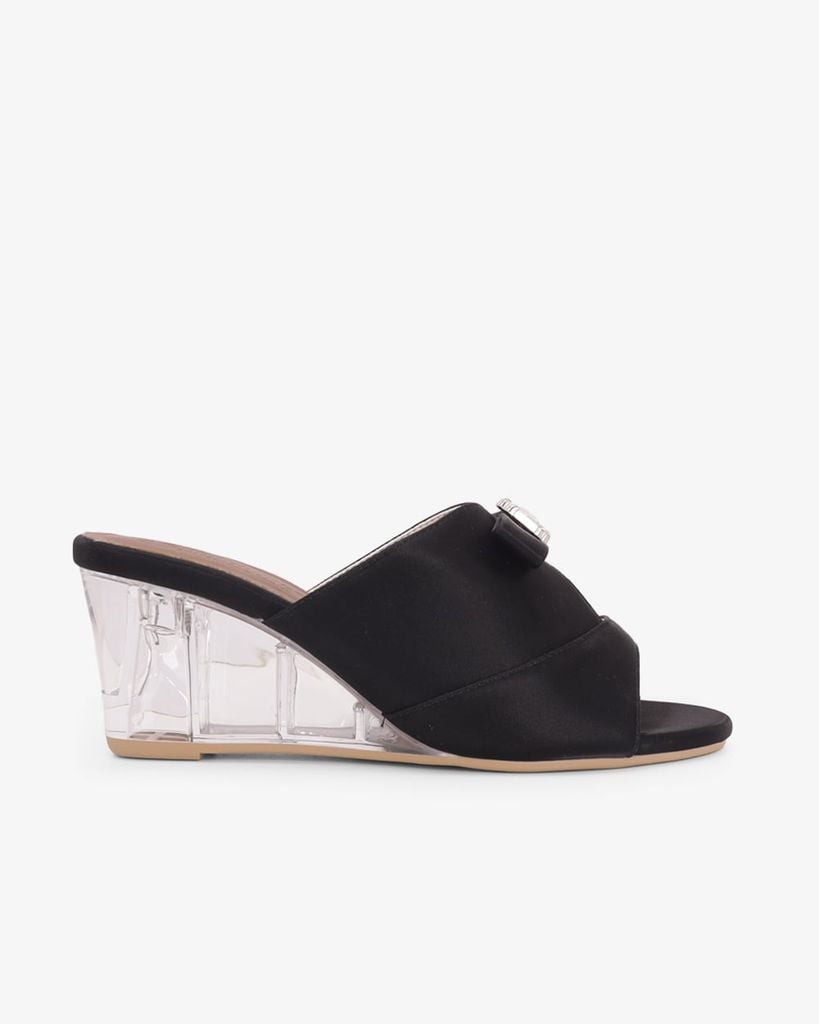 Dép Đế Xuồng Hạnh Dung Quai Bản Lớn Xoàn HD27343BI