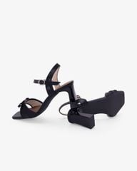 Sandal Hạnh Dung Cao Gót Quai Điểm Nơ HD27349BI