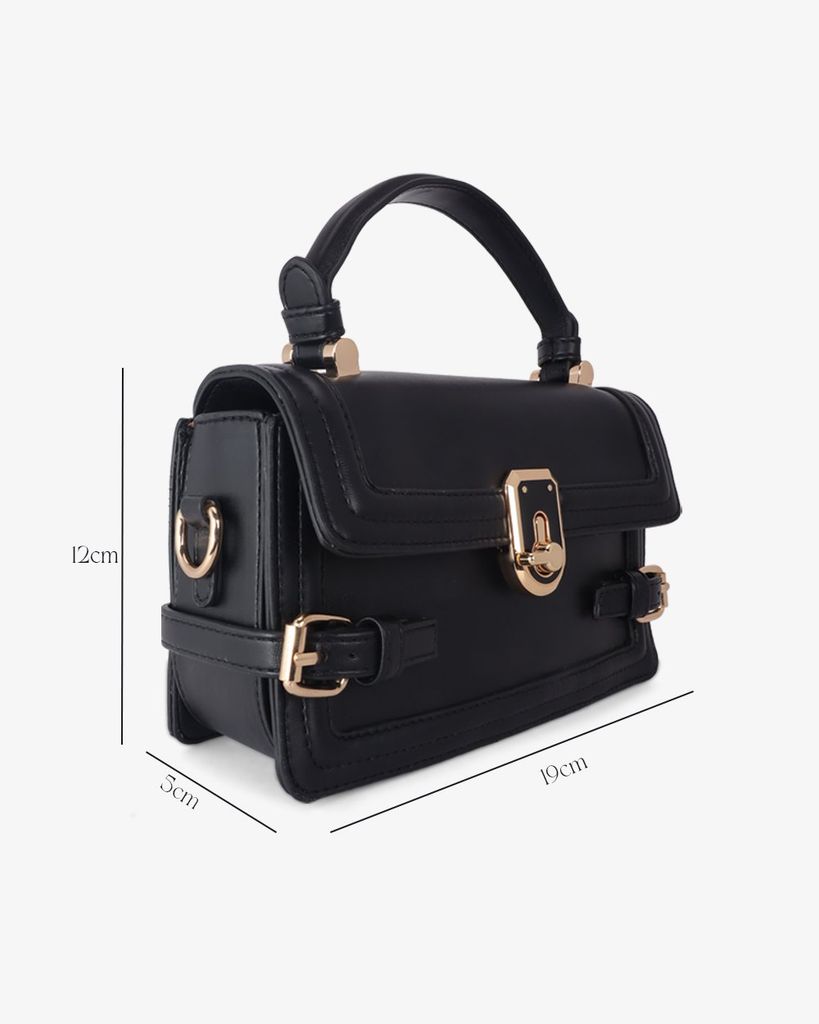 Túi Đeo Vai Hạnh Dung Khoá Dây Đai HD2843BC