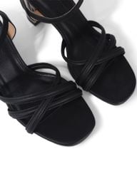 Sandal Cao Gót Hạnh Dung Quai Chéo Mảnh Gót Mica HD29160AY