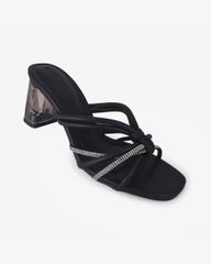 Dép Cao Gót Hạnh Dung Quai Mảnh Xoàn Rút Gót Mica HD29177AY