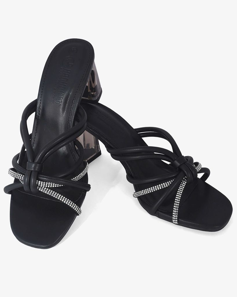 Dép Cao Gót Hạnh Dung Quai Mảnh Xoàn Rút Gót Mica HD29177AY