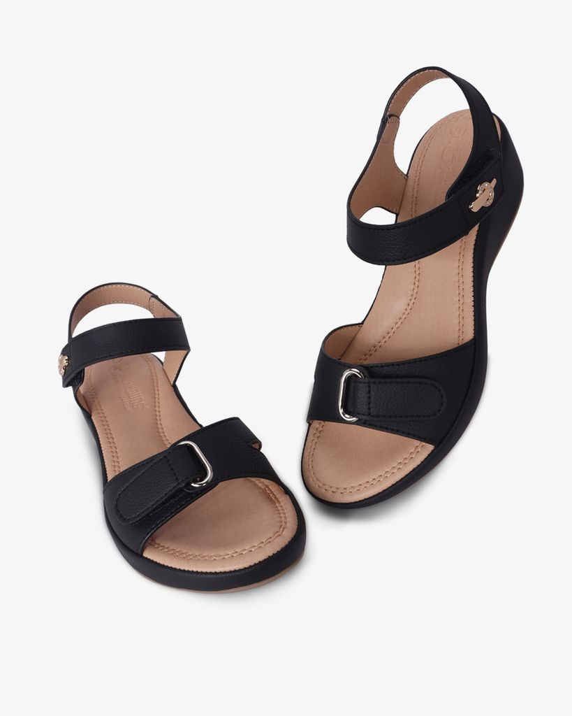 Sandal Xuồng Hạnh Dung Khóa Dán HD29193AY