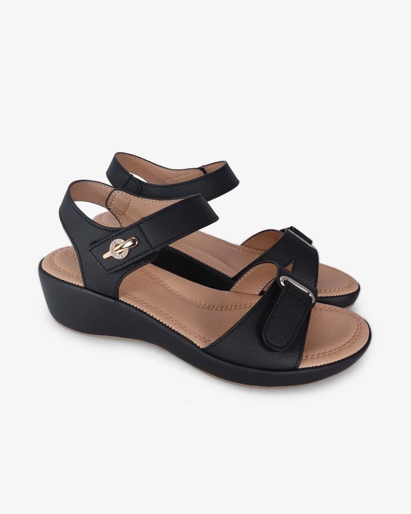 Sandal Xuồng Hạnh Dung Khóa Dán HD29193AY