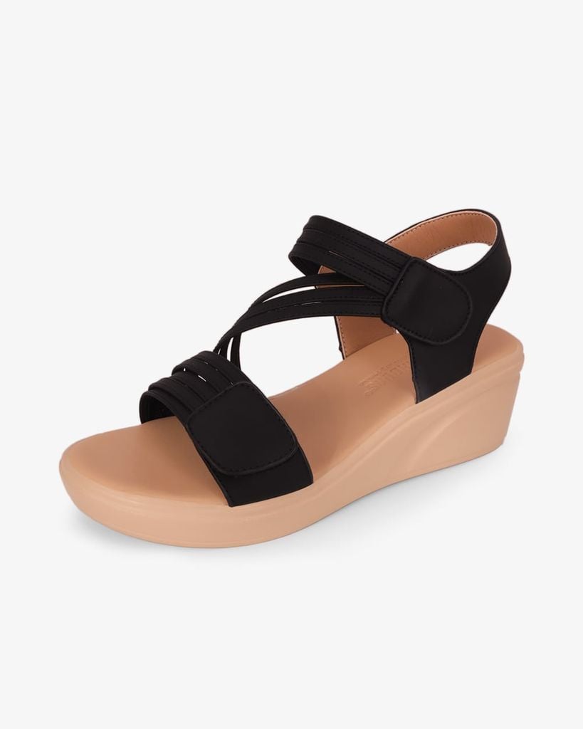 Sandal Đế Xuồng Hạnh Dung Quai Chéo Đan Dây HD29194AY