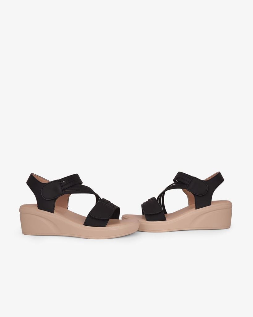 Sandal Đế Xuồng Hạnh Dung Quai Chéo Đan Dây HD29194AY