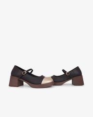 Giày Cao Gót Hạnh Dung Two Toned Mạ Vàng HD29195AY