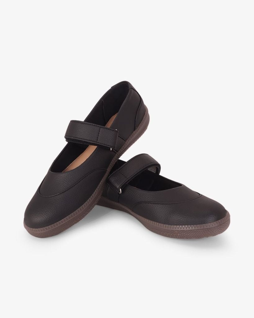 Giày Búp Bê Hạnh Dung Quai Dán Ngang HD29201AY