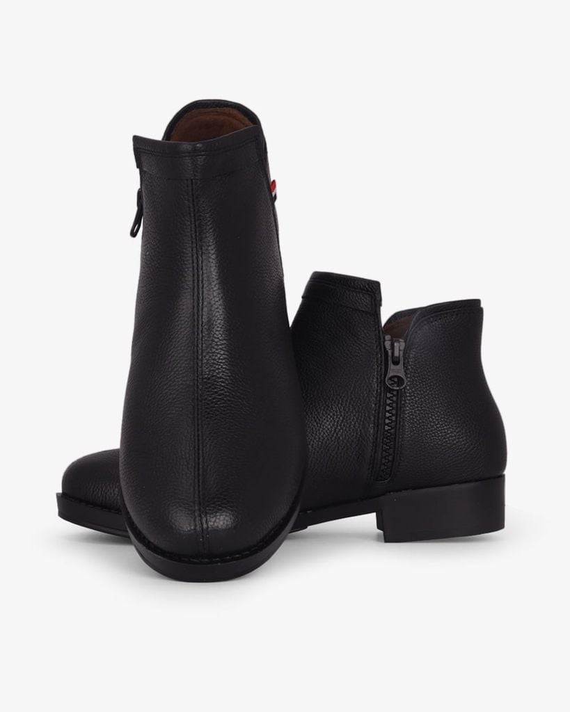 Giày Boot Hạnh Dung Khóa Kéo HD29203AY