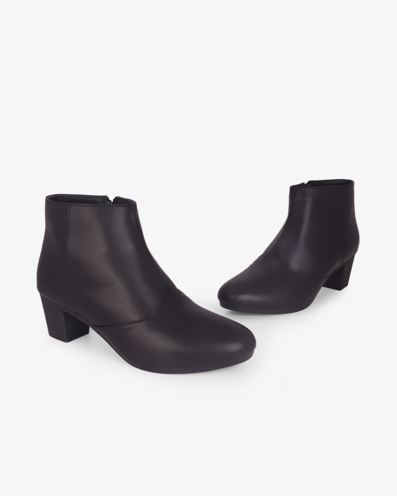 Giày Boot Hạnh Dung Khóa Kéo May HD29205AY