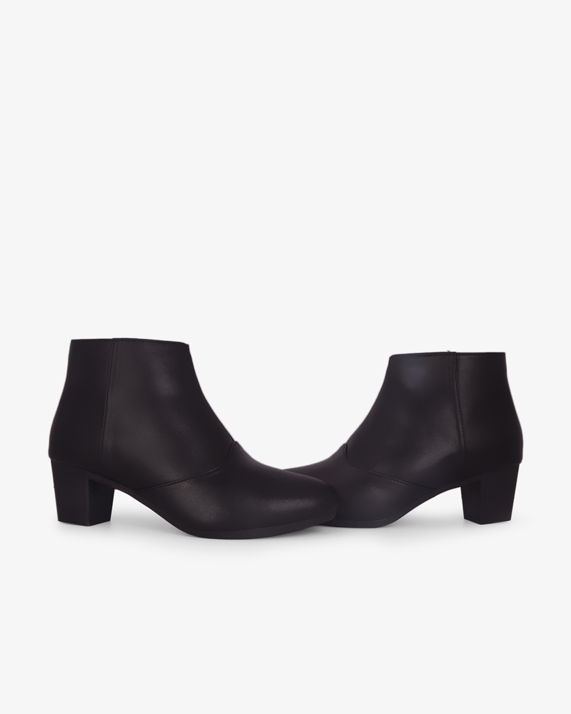 Giày Boot Hạnh Dung Khóa Kéo May HD29205AY