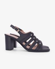 Sandal Cao Gót Hạnh Dung Quai Tán Đinh Tầng HD29206AY