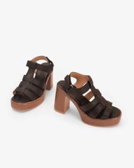 Sandal Cao Gót Hạnh Dung Quai Chiến Binh HD29208AY