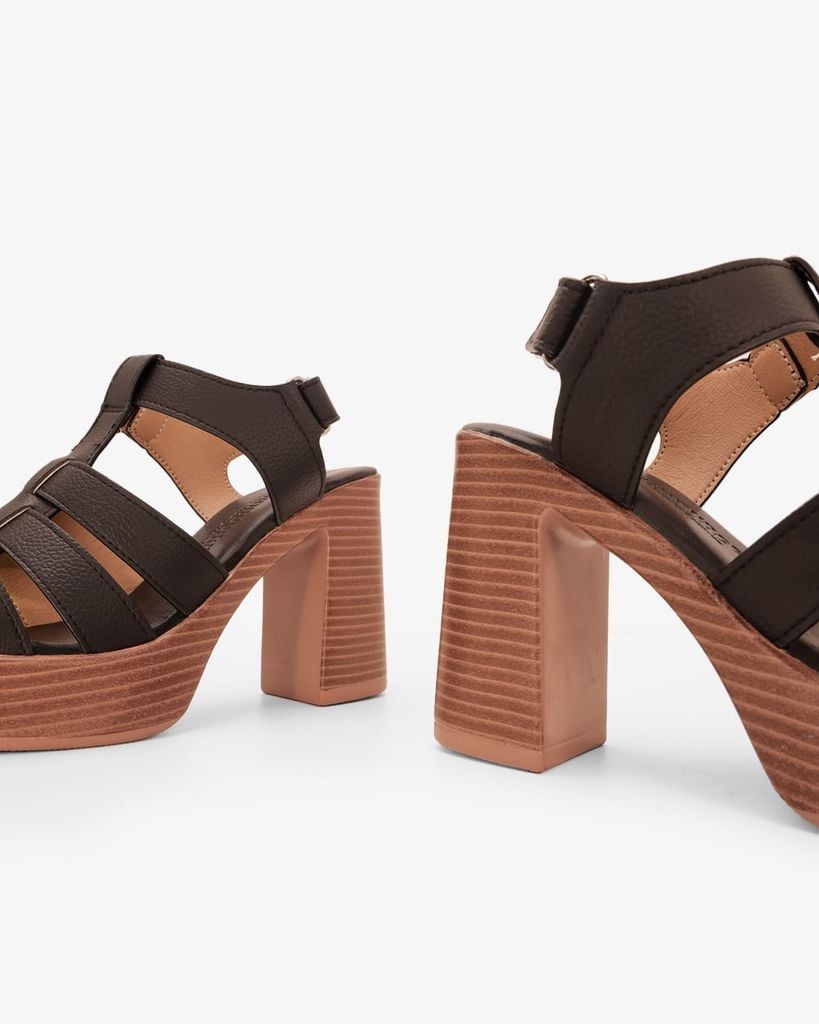 Sandal Cao Gót Hạnh Dung Quai Chiến Binh HD29208AY