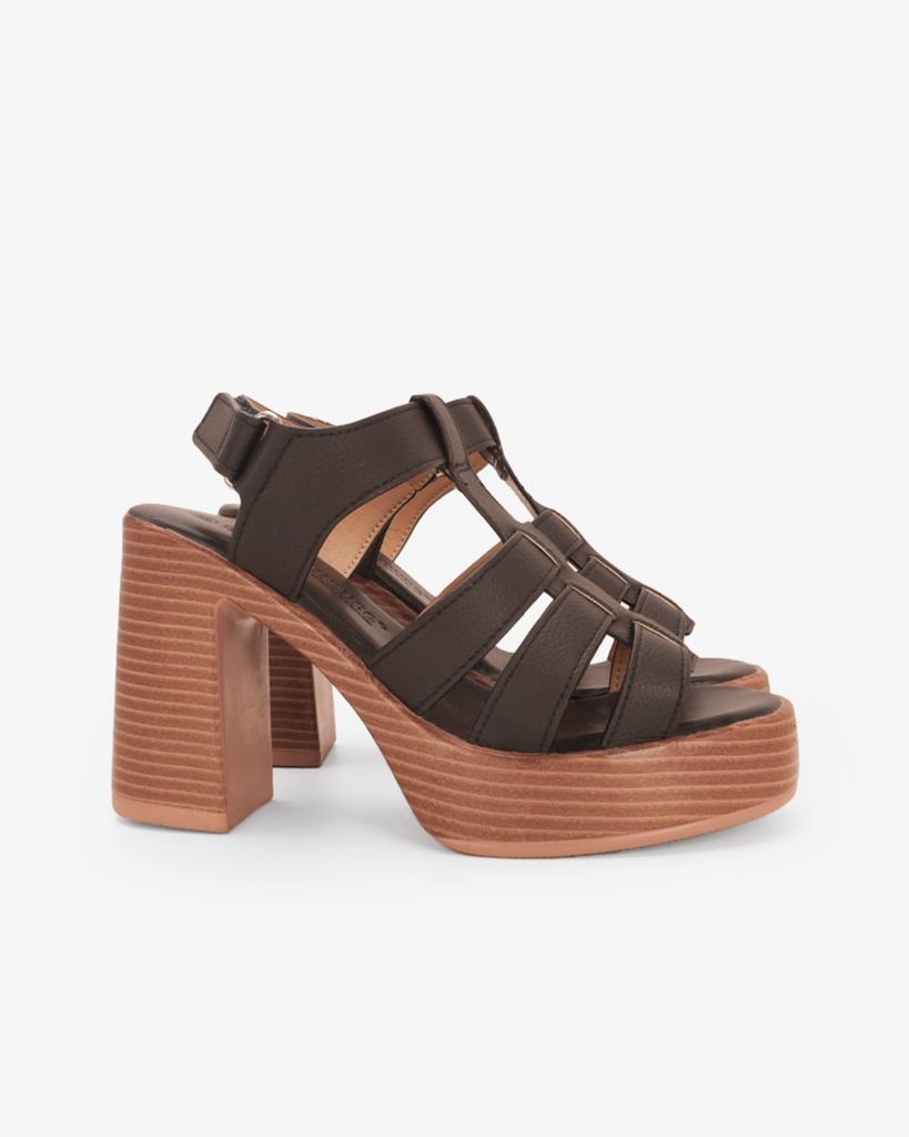Sandal Cao Gót Hạnh Dung Quai Chiến Binh HD29208AY