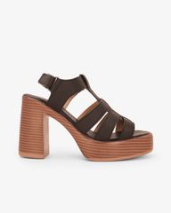 Sandal Cao Gót Hạnh Dung Quai Chiến Binh HD29208AY