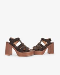 Sandal Cao Gót Hạnh Dung Quai Chiến Binh HD29208AY