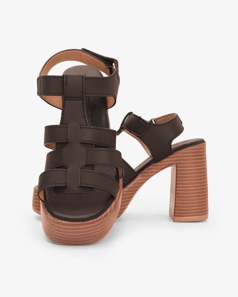 Sandal Cao Gót Hạnh Dung Quai Chiến Binh HD29208AY