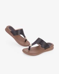 Dép Đế Xuồng Hạnh Dung Xỏ Ngón Đính Hoa HD29211AY