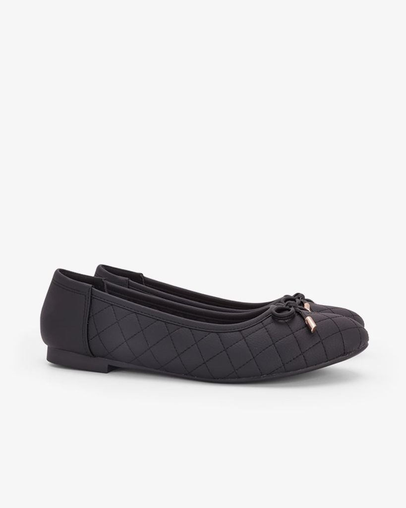 Giày Búp Bê Hạnh Dung Vuông Nơ HD29219AY