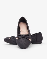 Giày Búp Bê Hạnh Dung Vuông Nơ HD29219AY