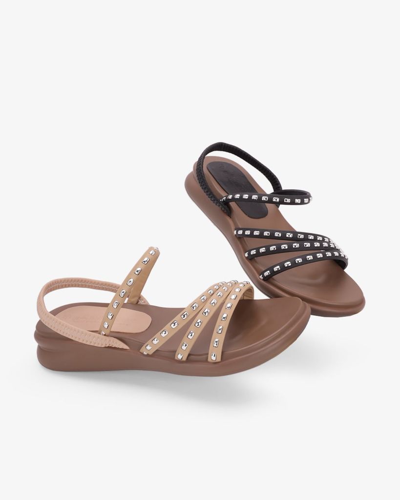 Sandal Đế Xẹp Hạnh Dung Ba Quai HD29221AY