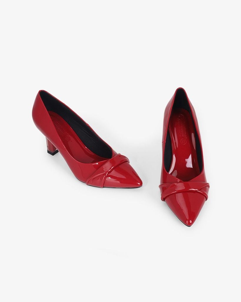 Giày Cao Gót Hạnh Dung Cổ Tim HD041086AD