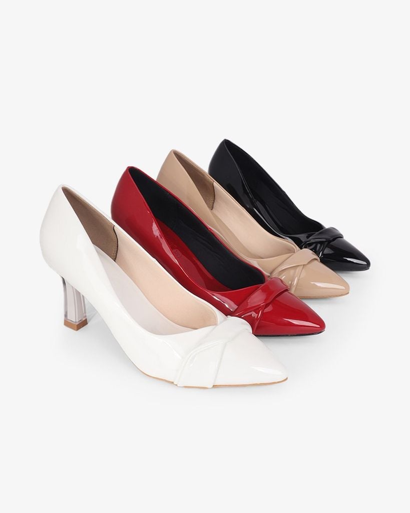 Giày Cao Gót Hạnh Dung Cổ Tim HD041086AD