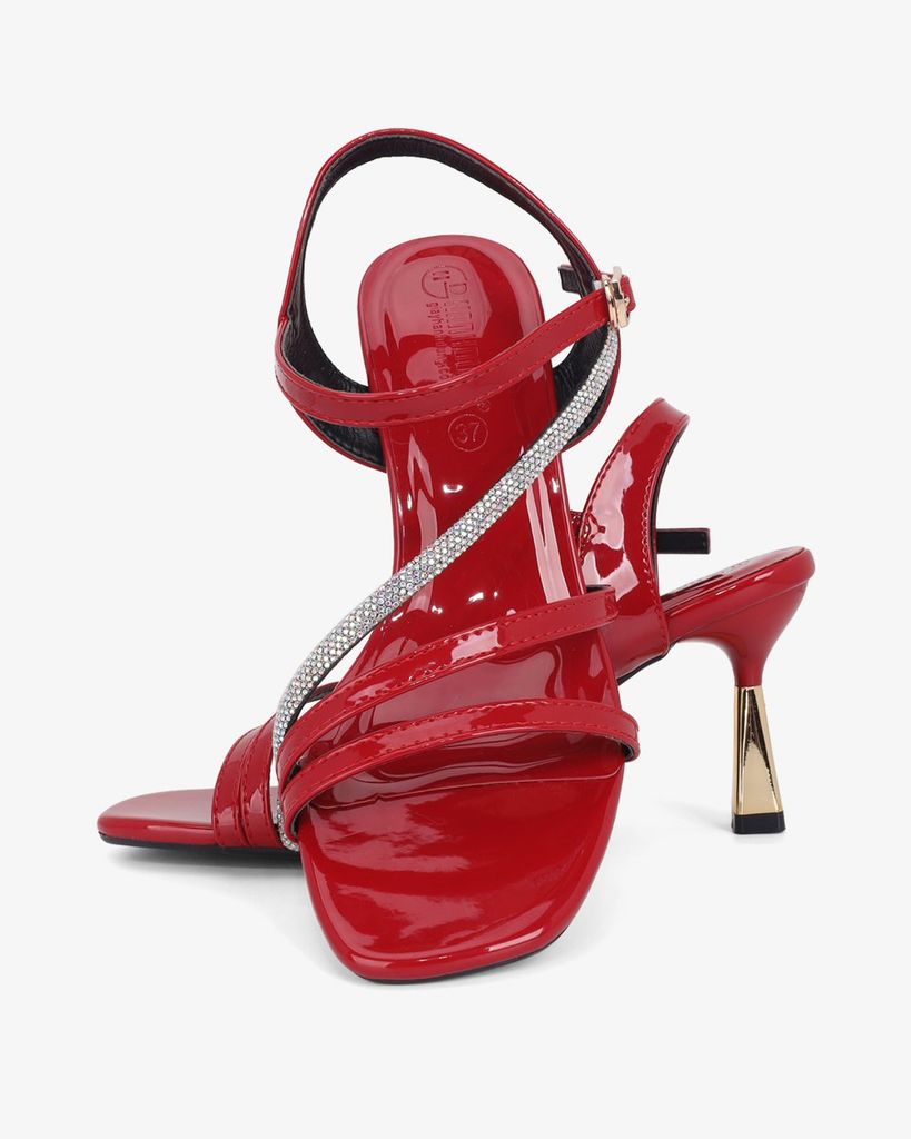 Sandal Cao Gót Hạnh Dung Dây Xoàn Xéo HD041097AD