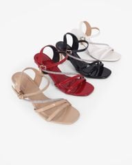 Sandal Cao Gót Hạnh Dung Dây Xoàn Xéo HD041097AD