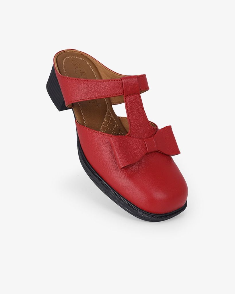 Dép Bít Mũi Hạnh Dung Quai Bản T Nơ HD041104AD