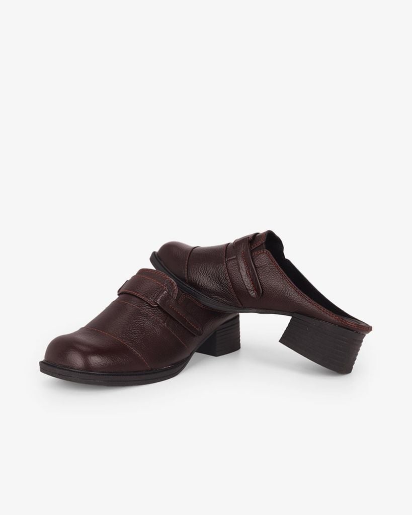 Dép Bít Mũi Hạnh Dung Yếm Vân May Ngang HD041114AD