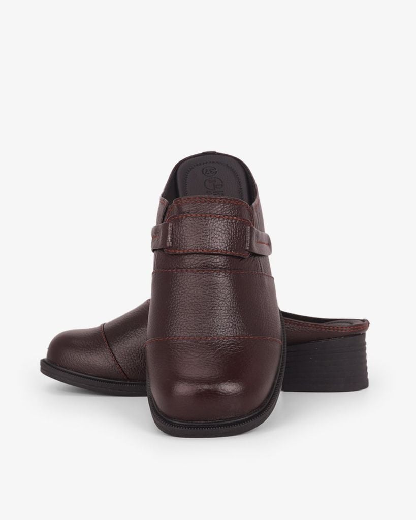 Dép Bít Mũi Hạnh Dung Yếm Vân May Ngang HD041114AD