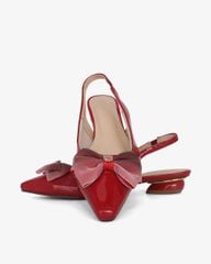 Giày Sandal Hạnh Dung Bít Mũi Khóa Nơ HD0655BA