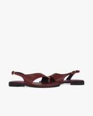 Sandal Xẹp Hạnh Dung Xỏ Ngón Khóa Vàng HD1074BN