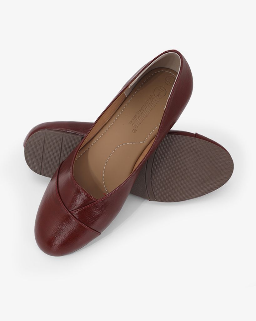 Giày Búp Bê Hạnh Dung Đắp Chéo HD11107AV