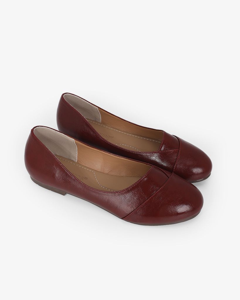 Giày Búp Bê Hạnh Dung Đắp Chéo HD11107AV