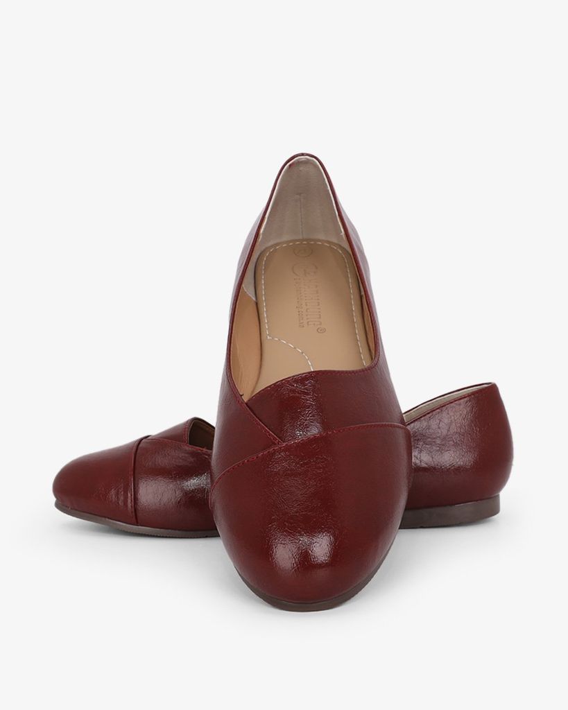 Giày Búp Bê Hạnh Dung Đắp Chéo HD11107AV