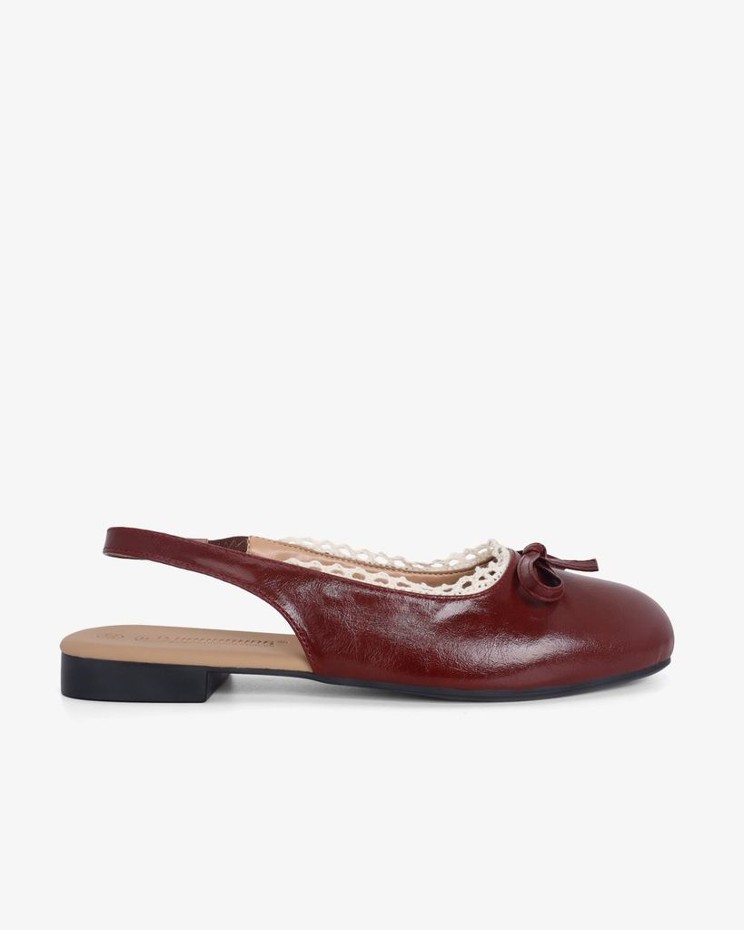 Sandal Hạnh Dung Bít Mũi Nơ HD11111AV