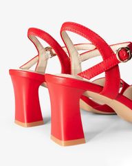 Sandal Cao Gót Hạnh Dung Quai Ngang Khóa Nịt HD27276BI