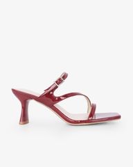 Dép Cao Gót Hạnh Dung Quai Mảnh Phối Khóa HD27327BI