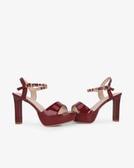 Sandal Hạnh Dung Cao Gót Quai Cổ Chân Đính Khoen HD27331BI