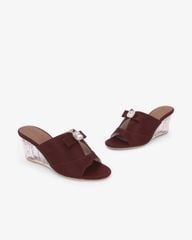 Dép Đế Xuồng Hạnh Dung Quai Bản Lớn Xoàn HD27343BI