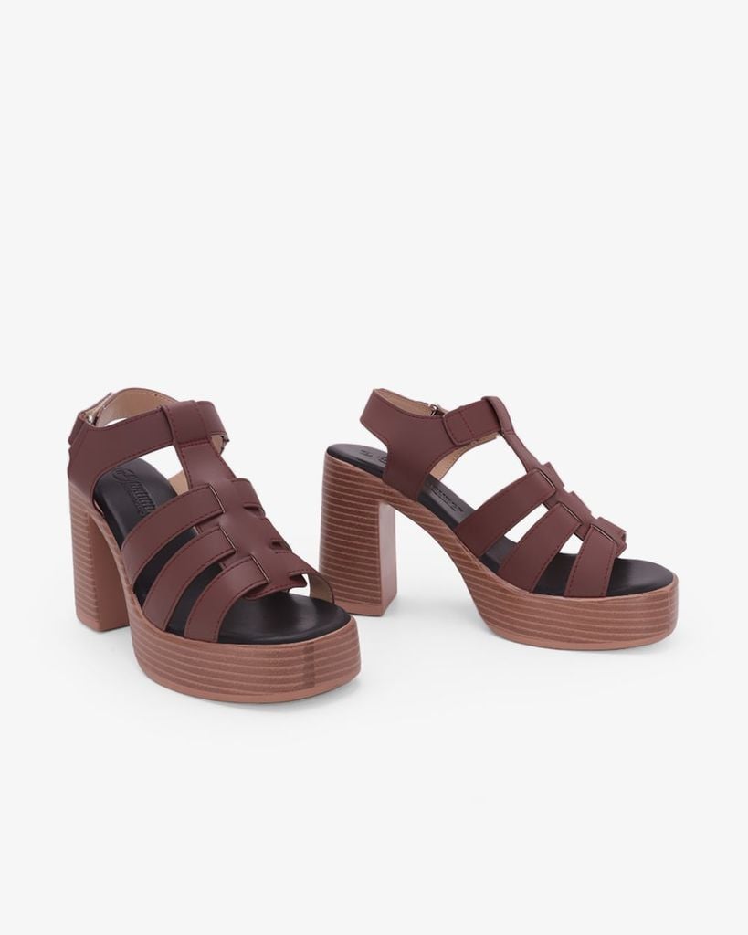 Sandal Cao Gót Hạnh Dung Quai Chiến Binh HD29208AY