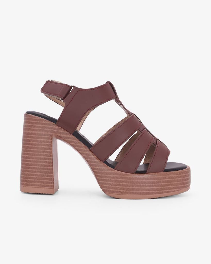 Sandal Cao Gót Hạnh Dung Quai Chiến Binh HD29208AY
