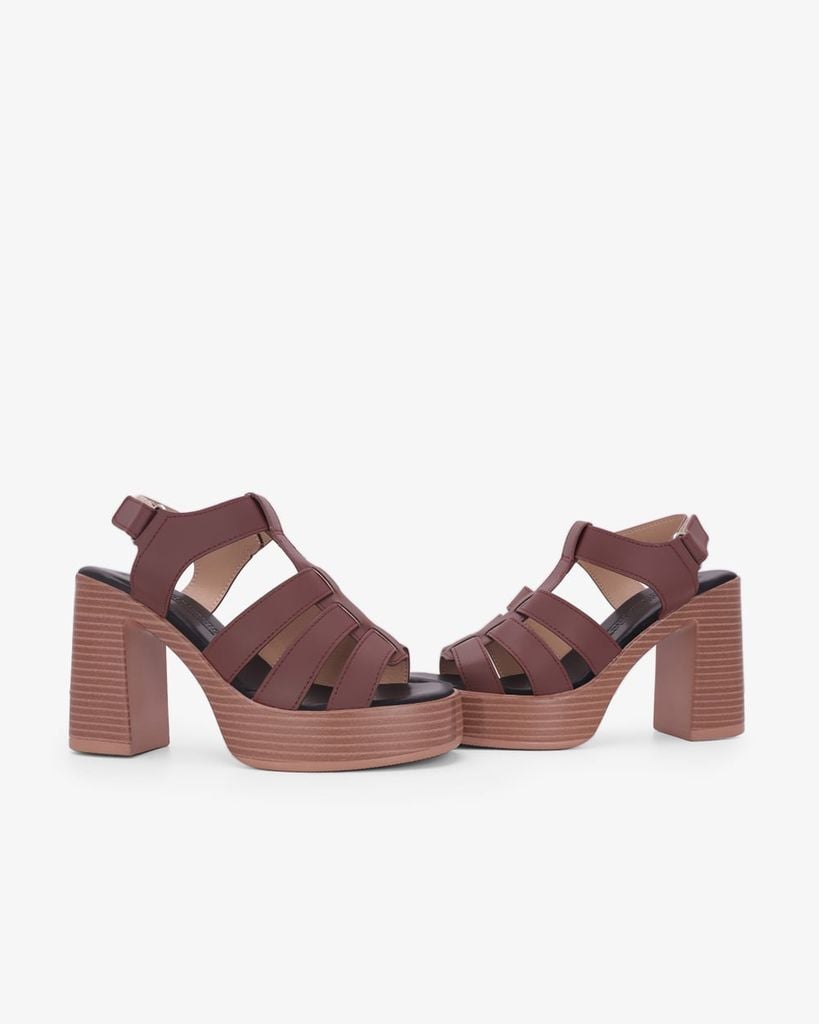 Sandal Cao Gót Hạnh Dung Quai Chiến Binh HD29208AY
