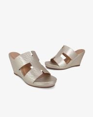 Dép Đế Xuồng Hạnh Dung Quai Chữ H 9cm HD02256AB