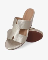 Dép Đế Xuồng Hạnh Dung Quai Chữ H 9cm HD02256AB