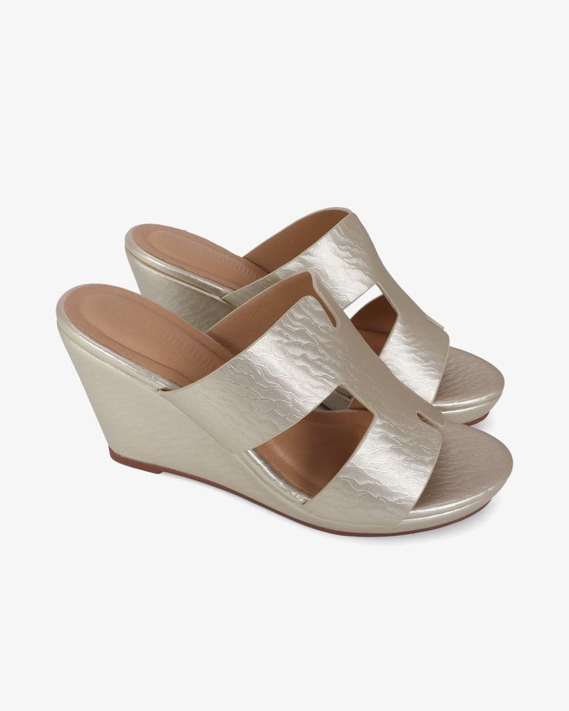 Dép Đế Xuồng Hạnh Dung Quai Chữ H 9cm HD02256AB